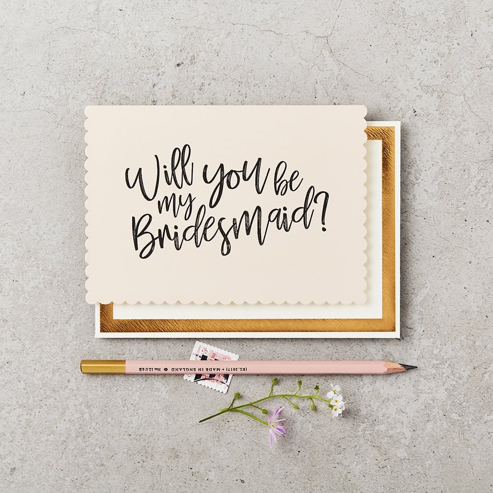 BRIDESMAIDS CARDS - OTHERLETTERS