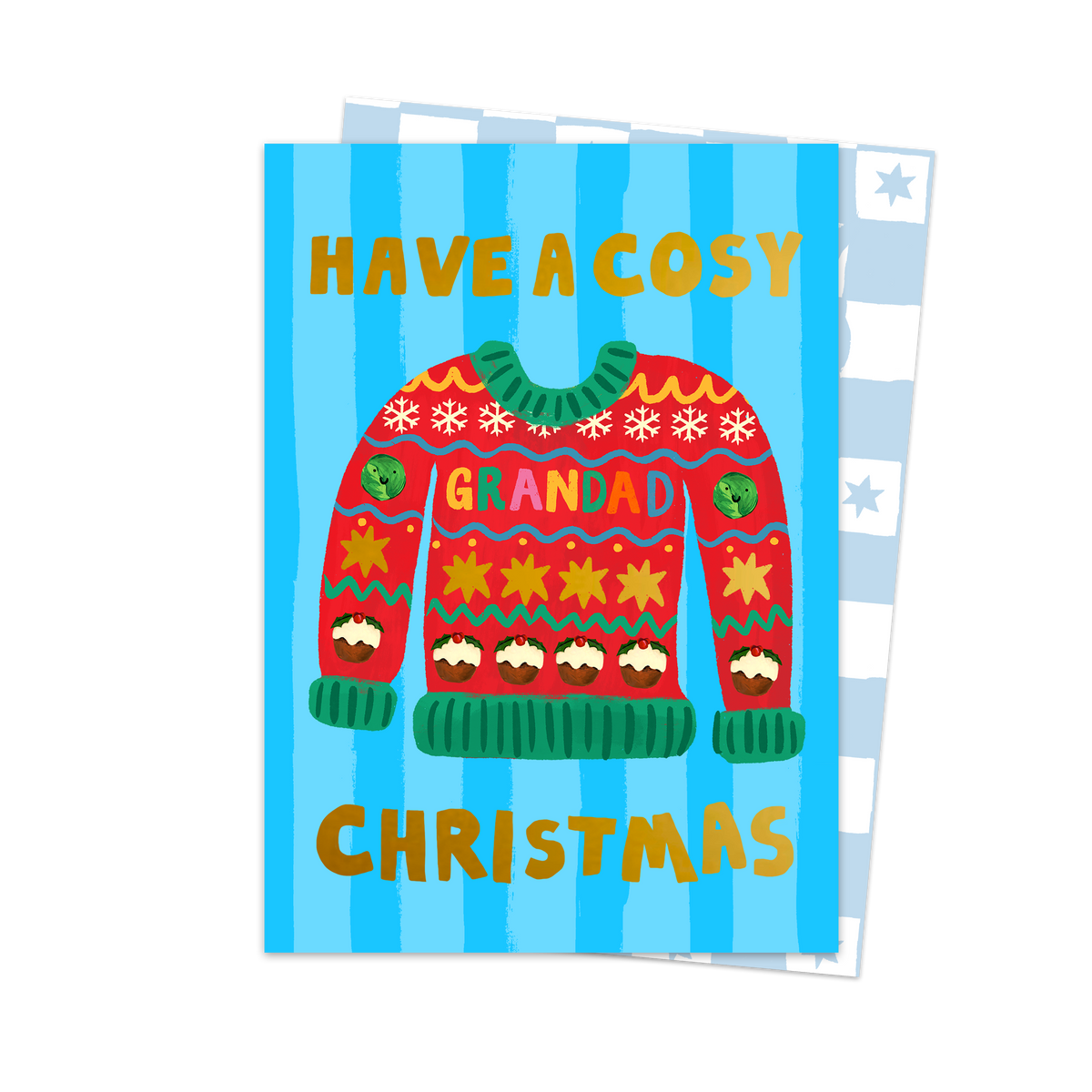 COSY CHRISTMAS GRANDAD | CARD BY ELEAOR BOWMER