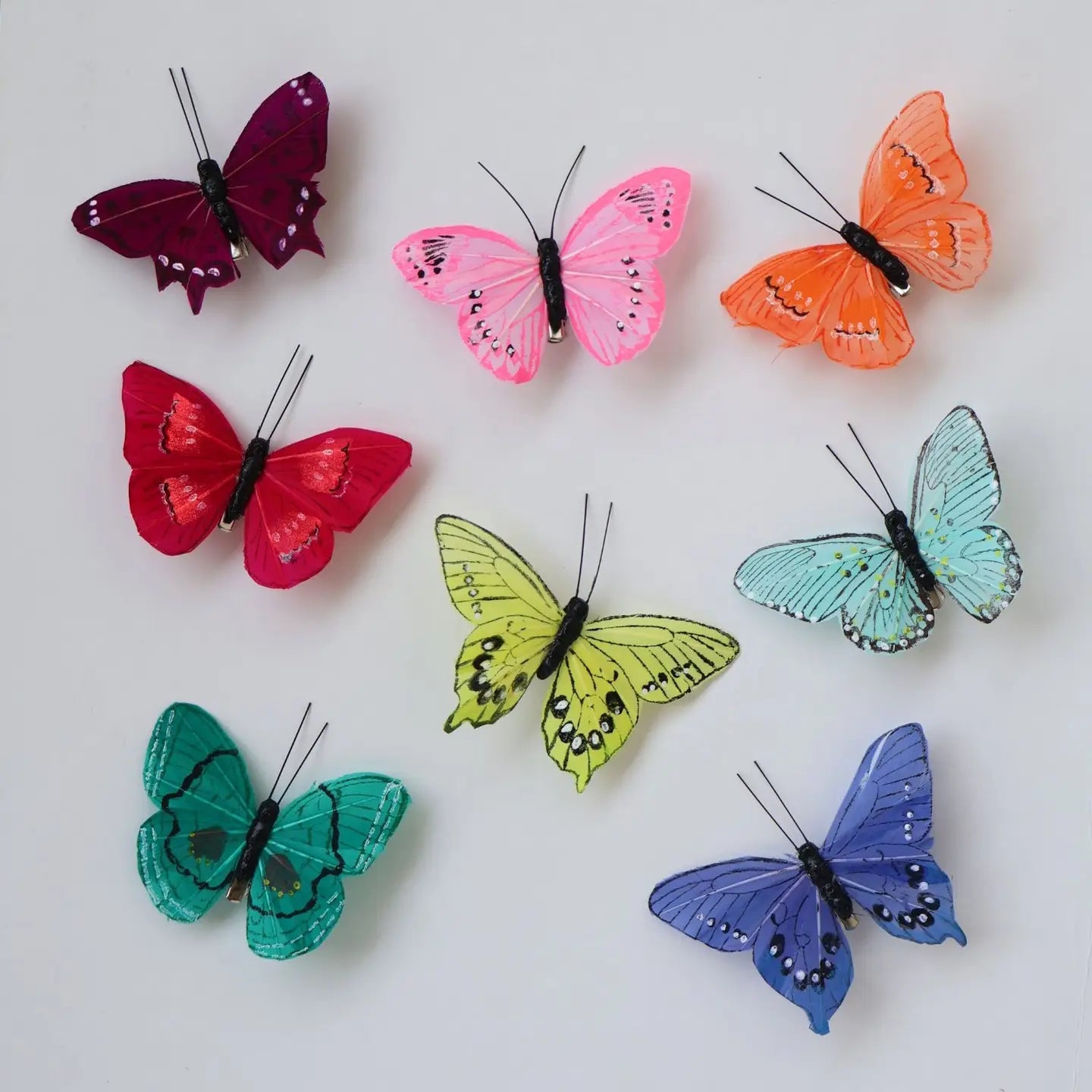 1 x COLOURFUL BUTTERFLY DECORATION | ASSORTED COLOURS - OTHERLETTERS