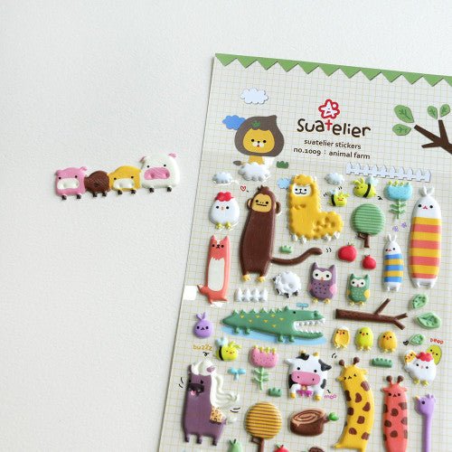 ANIMAL FARM STICKER SHEET - OTHERLETTERS
