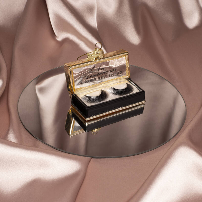 FAKE LASHES GLASS TREE DECORATION - OTHERLETTERS