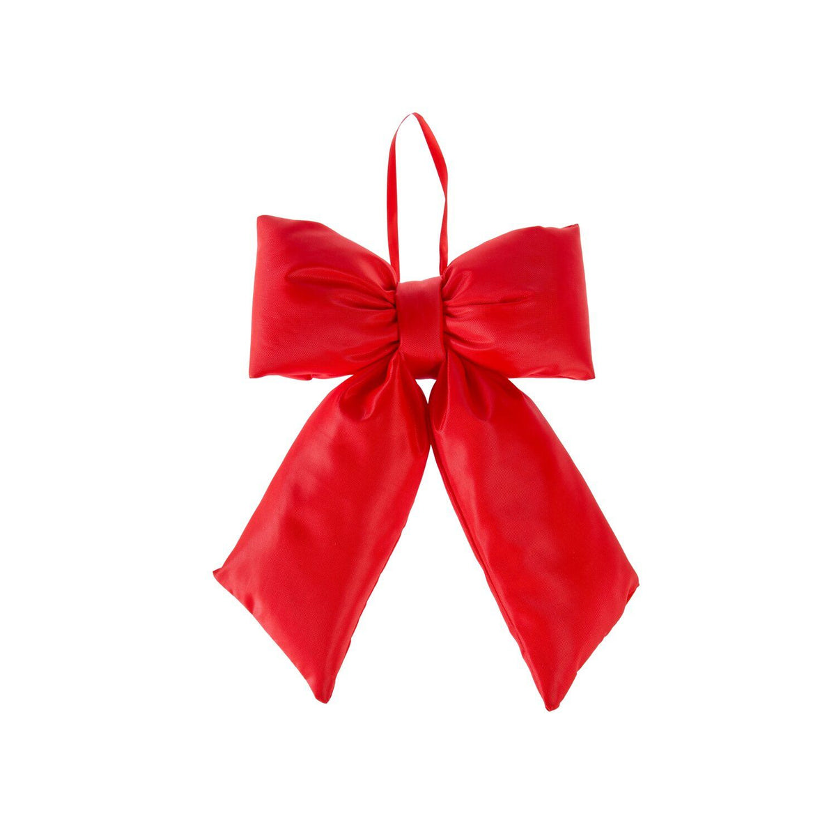 MATTE RED PUFFY BOW | LARGE