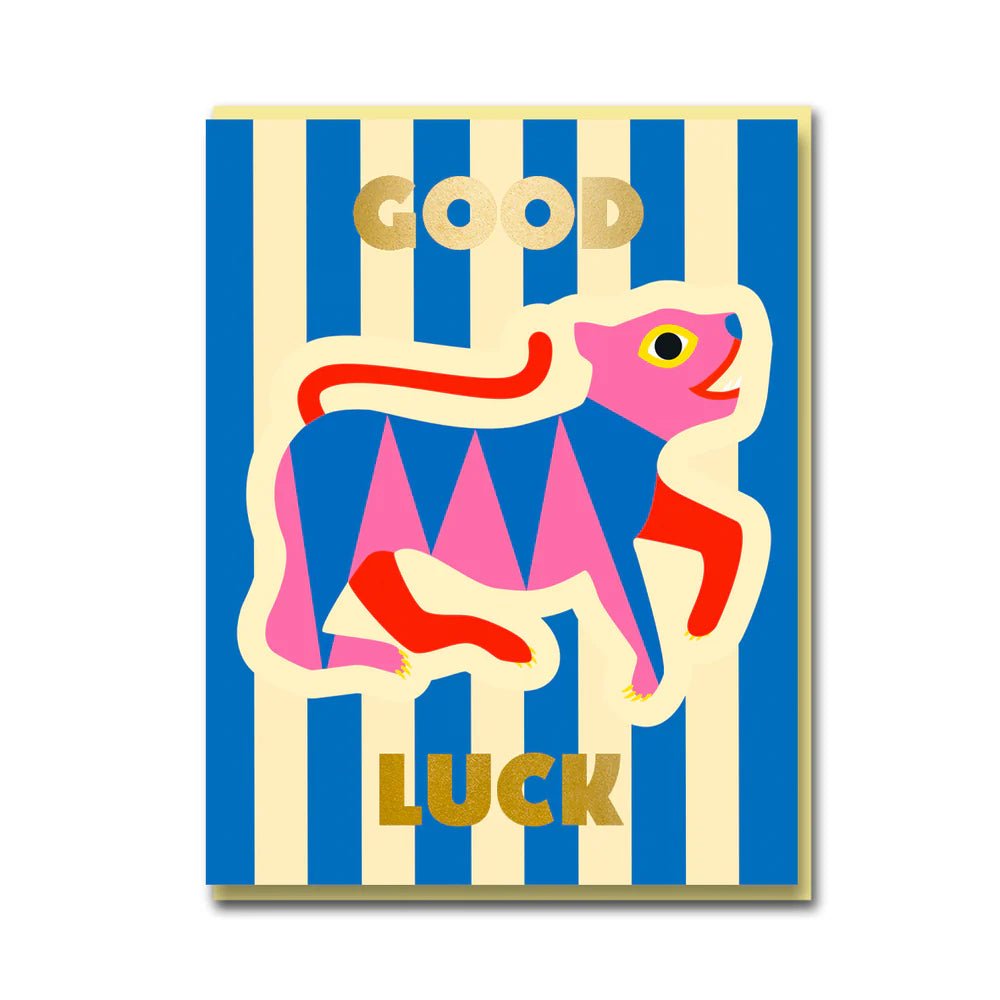 GOOD LUCK TIGER | CARD BY 1973 - OTHERLETTERS