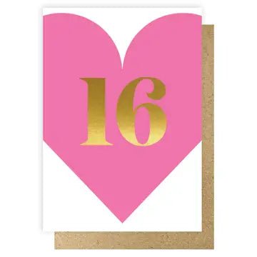 16 PINK HEART | CARD BY LUCKY INK - OTHERLETTERS