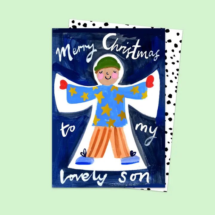 MERRY CHRISTMAS TO MY LOVELY SON | CARD BY ELEANOR BOWMER - OTHERLETTERS