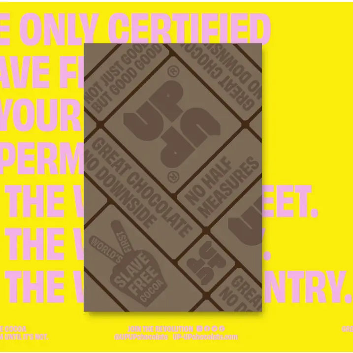 SALTED CARAMEL MILK CHOCOLATE BAR BY UP UP 130g