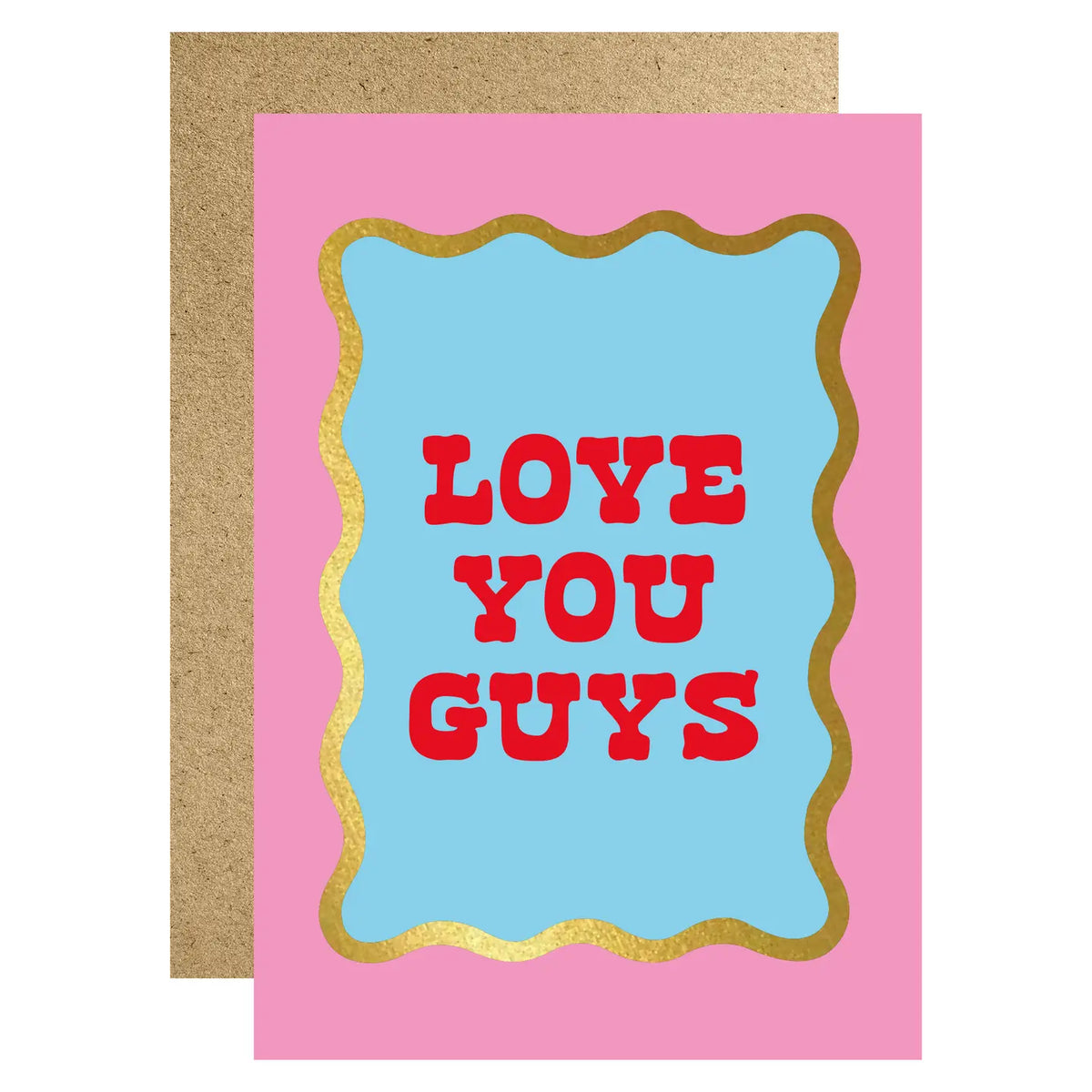 LOVE YOU GUYS SCALLOP | CARD BY LUCKY INK - OTHERLETTERS
