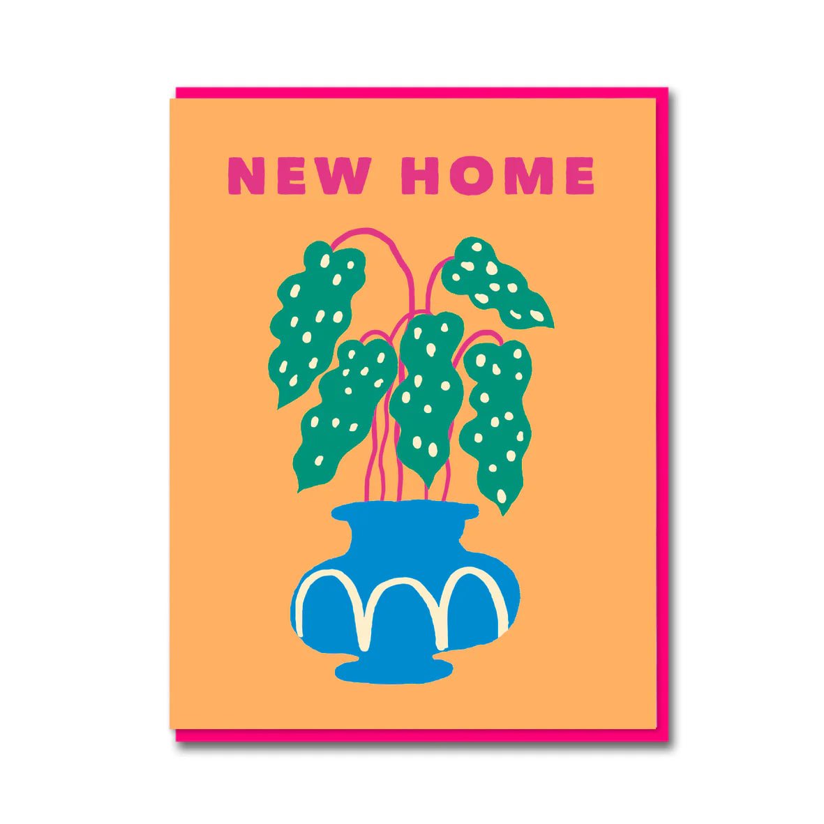BEGONIA NEW HOME | CARD BY 1973 - OTHERLETTERS