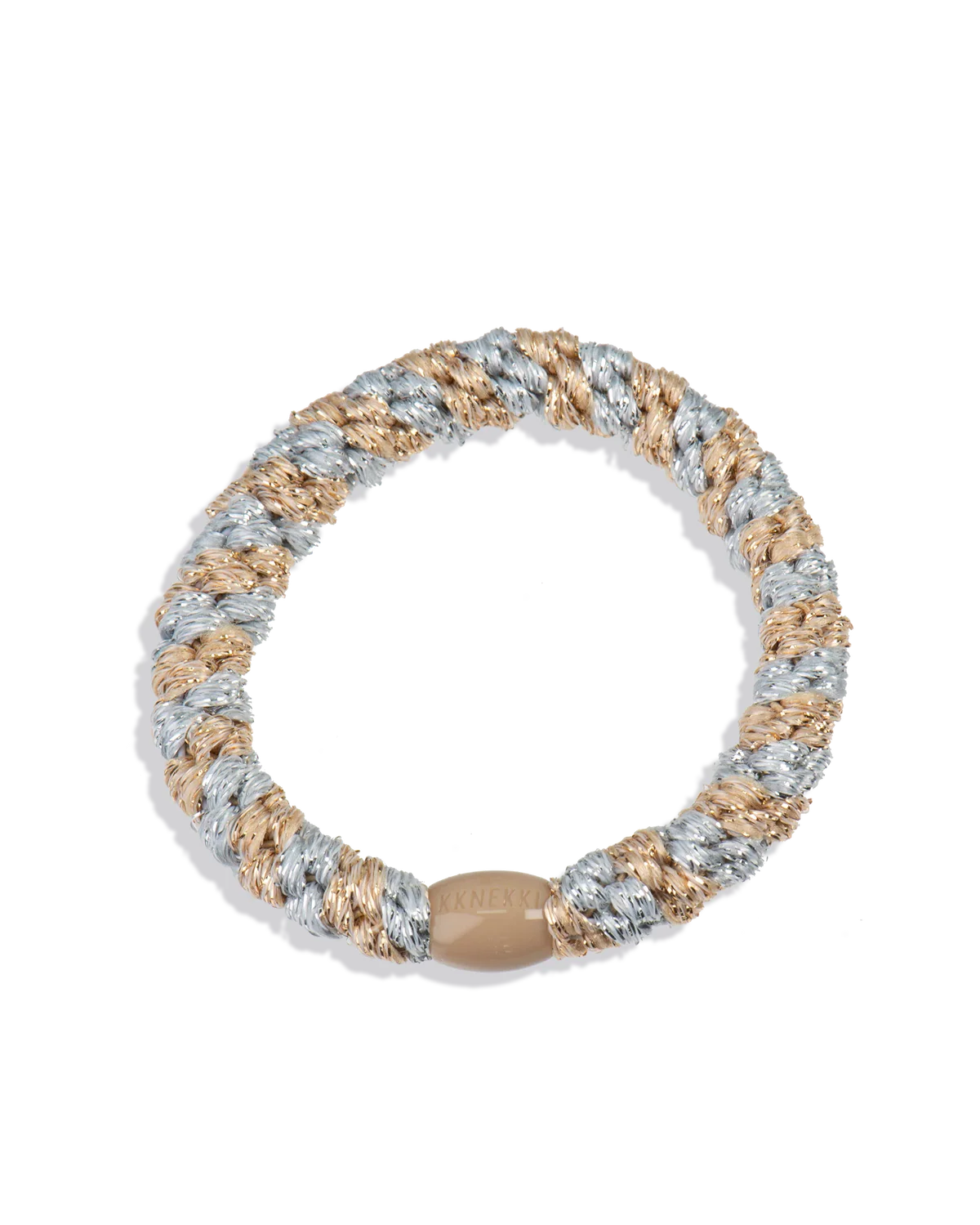 KKNEKKI HAIRBAND | SILVER BEIGE GLITTER