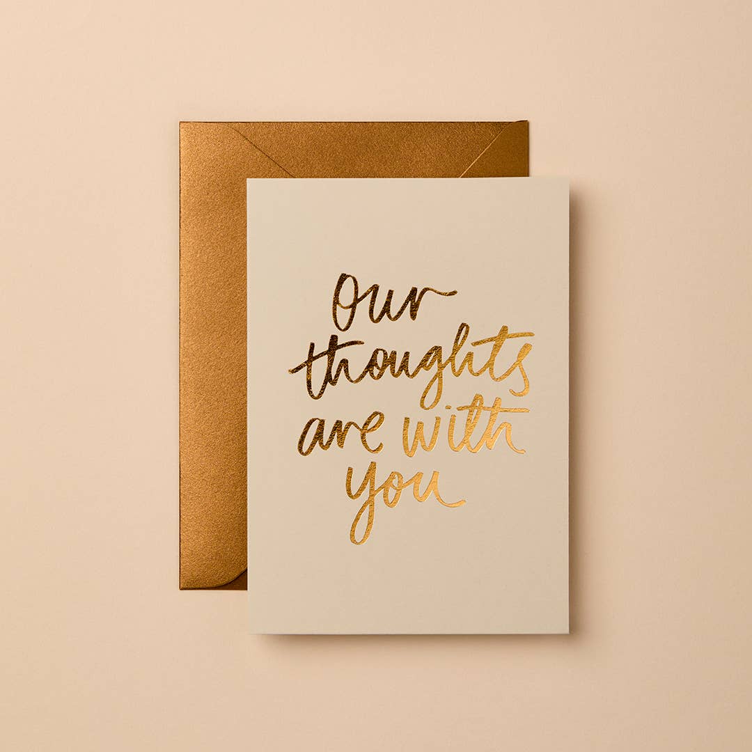 OUR THOUGHTS ARE WITH YOU (OAT) | CARD BY GABRIELLE & CELINE - OTHERLETTERS