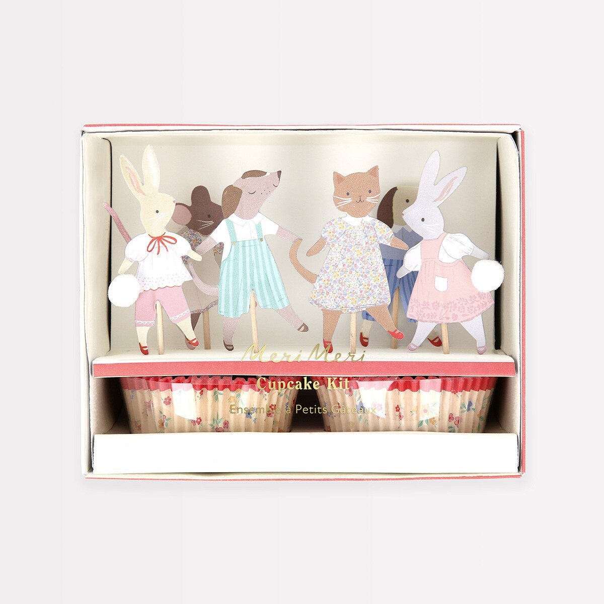 ANIMAL FRIENDS CUPCAKE KIT - OTHERLETTERS