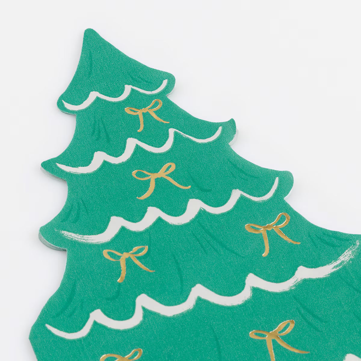 CHRISTMAS TREE WITH BOW NAPKINS