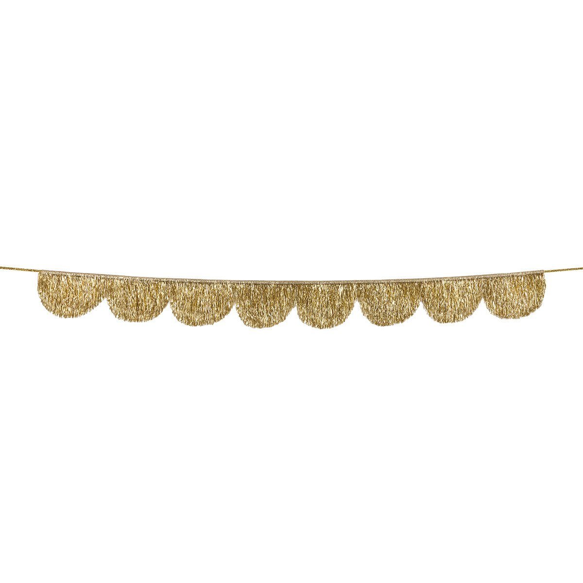 GOLD FRINGE SCALLOP GARLAND - OTHERLETTERS