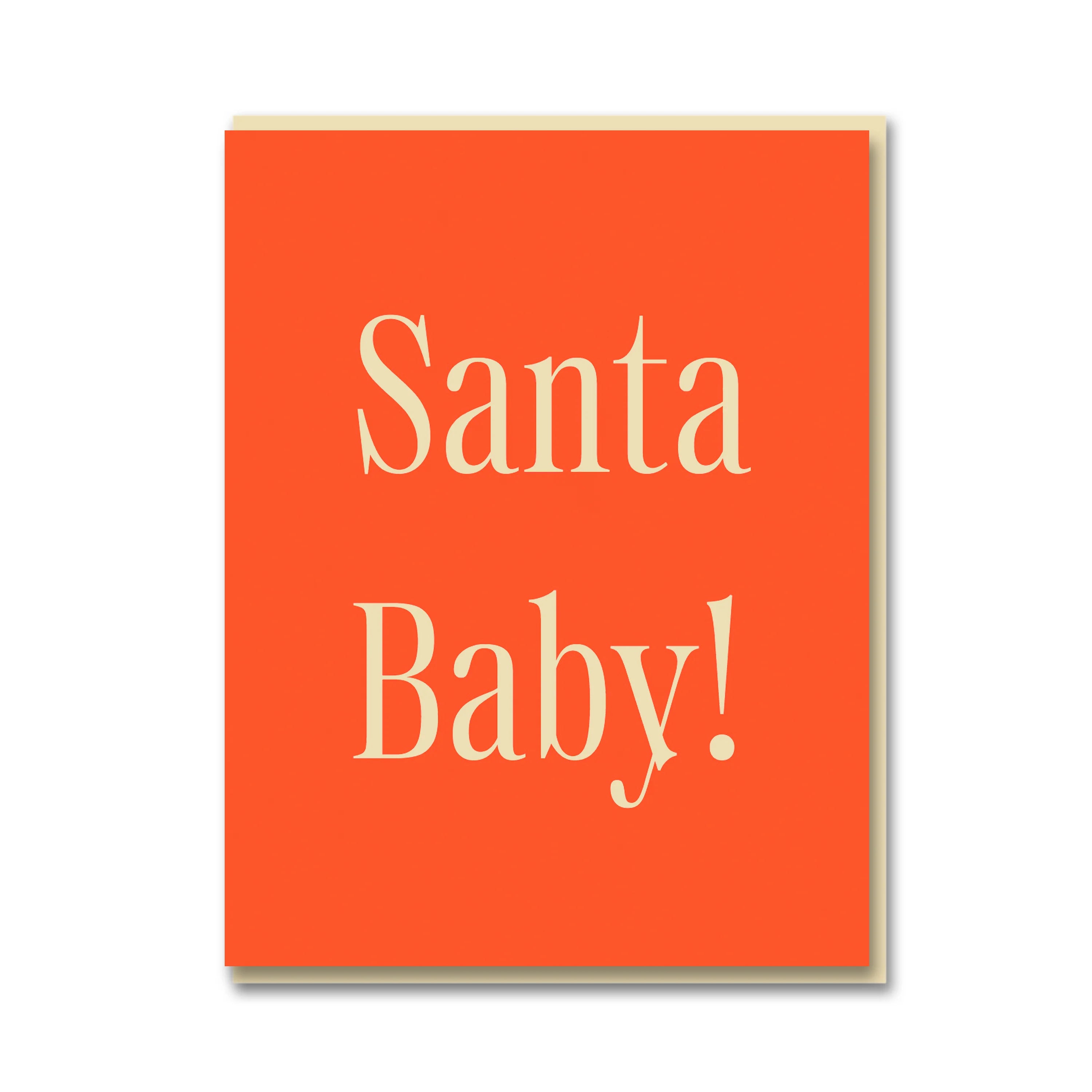SANTA BABY! | CARD BY 1973 - OTHERLETTERS