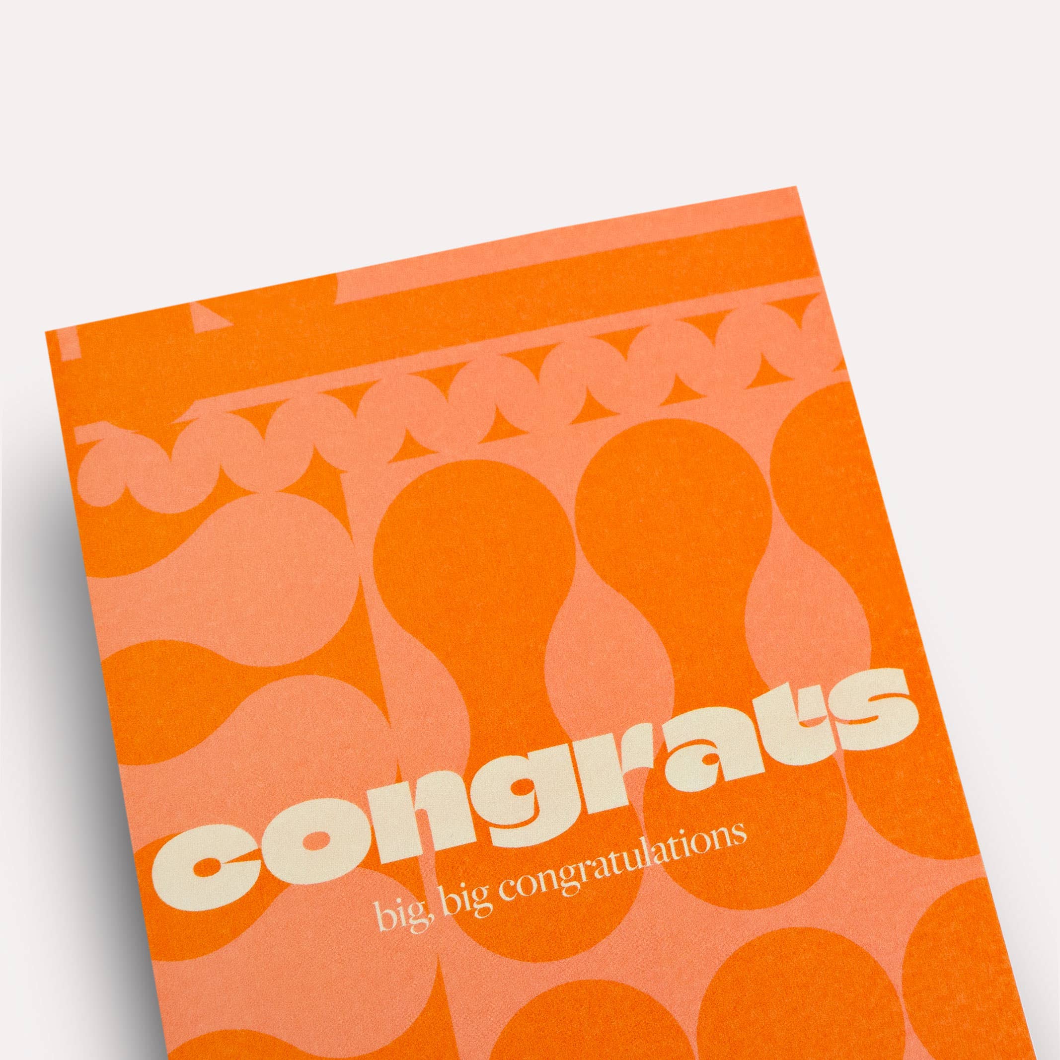 FETE CONGRATS | CARD BY THE COMPLETIST - OTHERLETTERS