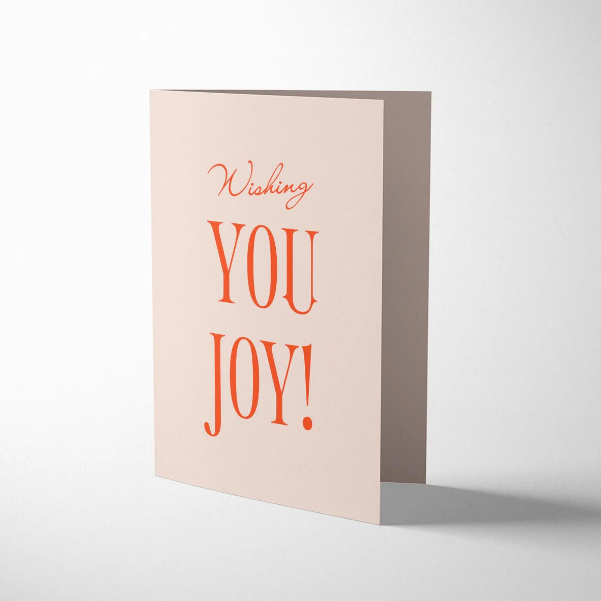 WISHING YOU JOY! | CARD BY 1973 - OTHERLETTERS