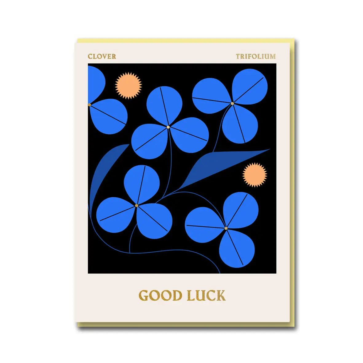 CLOVER GOOD LUCK | CARD BY 1973 - OTHERLETTERS
