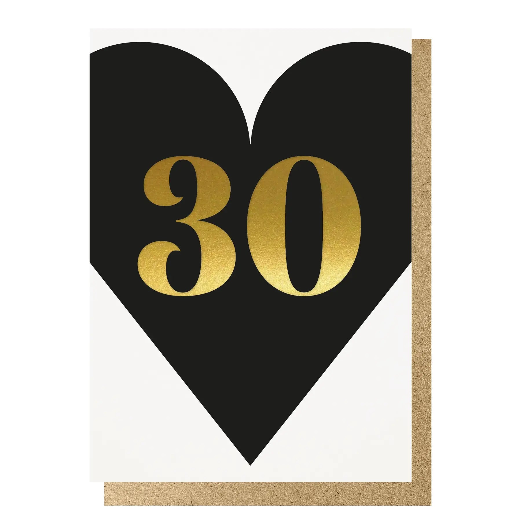 30 BLACK HEART | CARD BY LUCKY INK - OTHERLETTERS