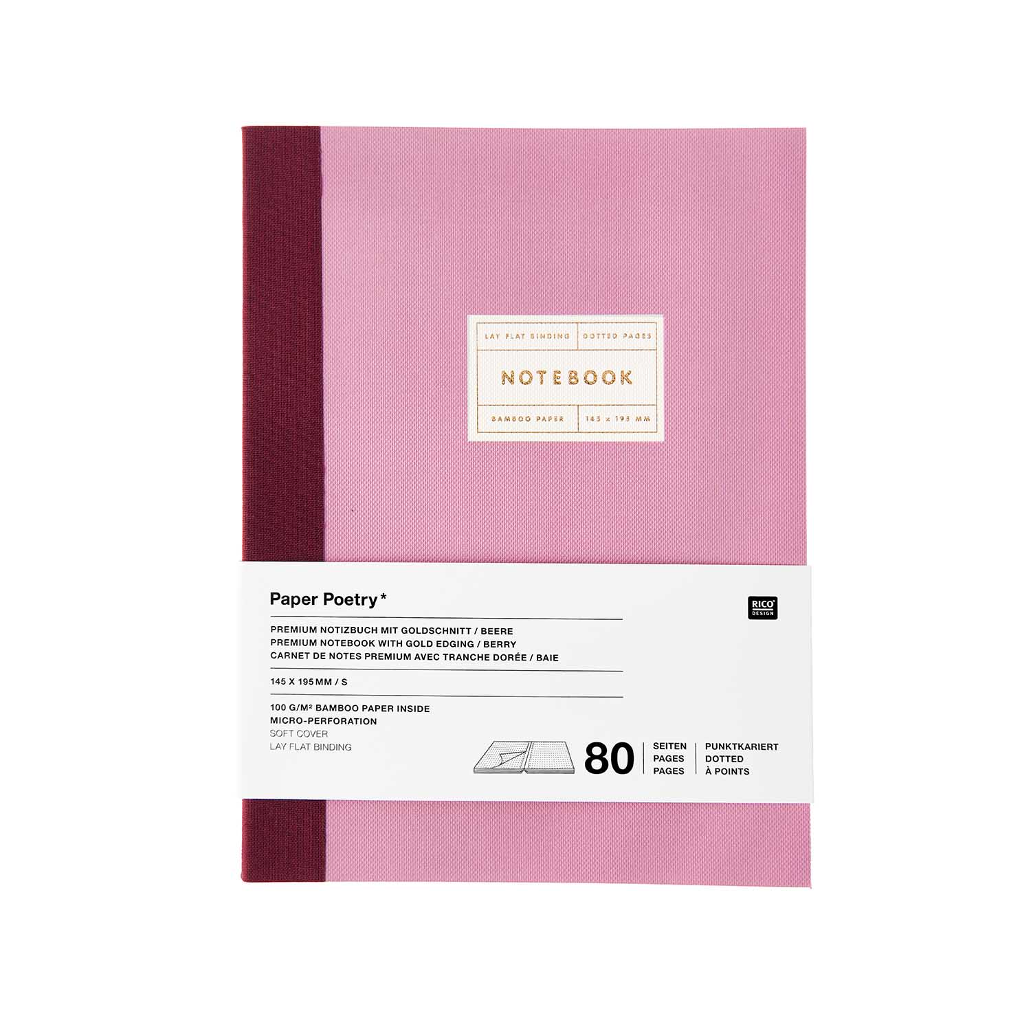LAY FLAT NOTEBOOK | BERRY (S) - OTHERLETTERS
