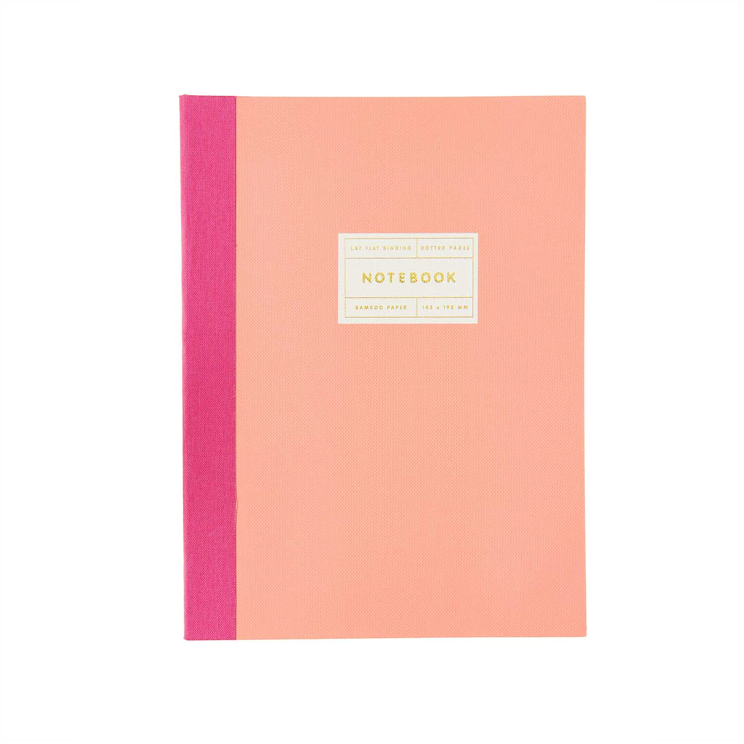 LAY FLAT NOTEBOOK | CORAL (S) - OTHERLETTERS