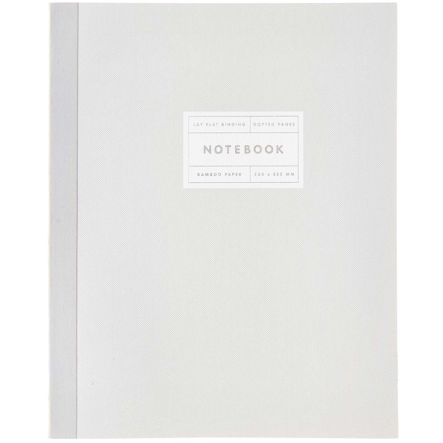 LAY FLAT NOTEBOOK | LIGHT GREY (L) - OTHERLETTERS