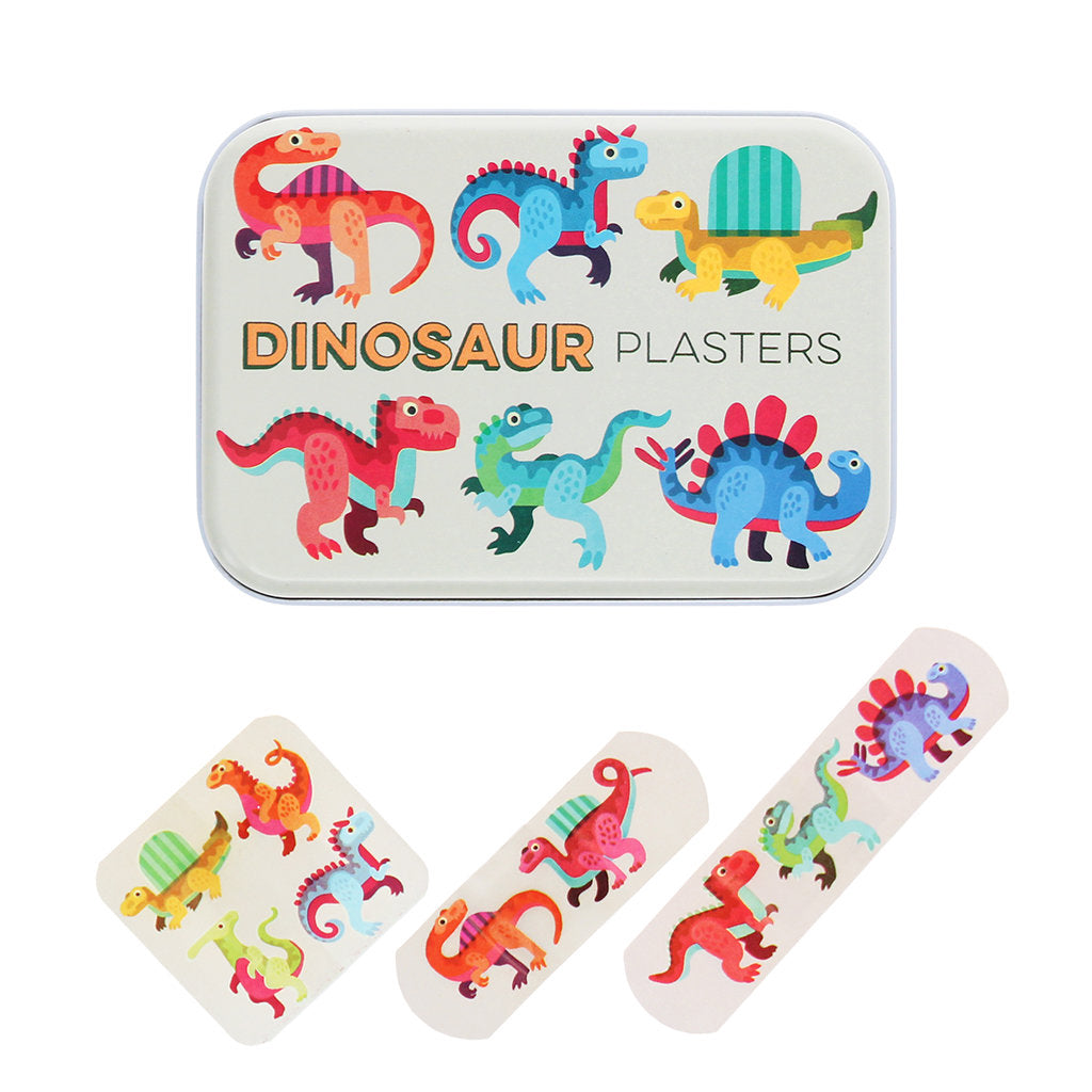 BABY DINOS PLASTERS IN A TIN
