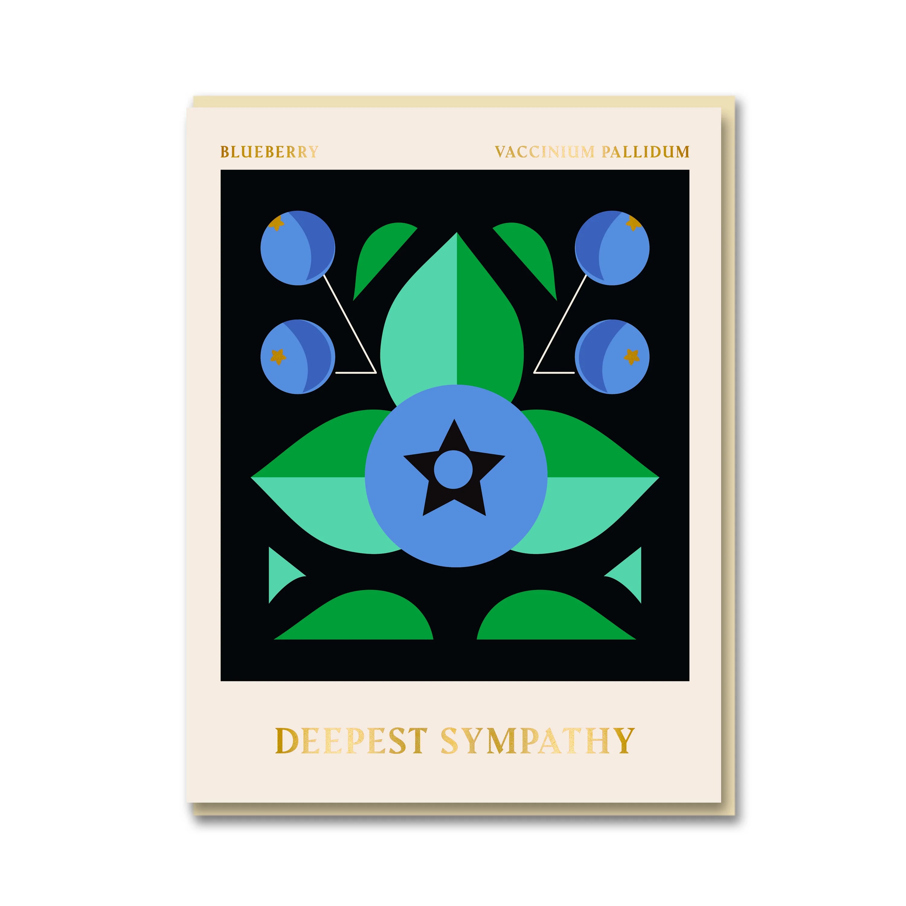BLUEBERRY DEEPEST SYMPATHY | CARD BY 1973 - OTHERLETTERS