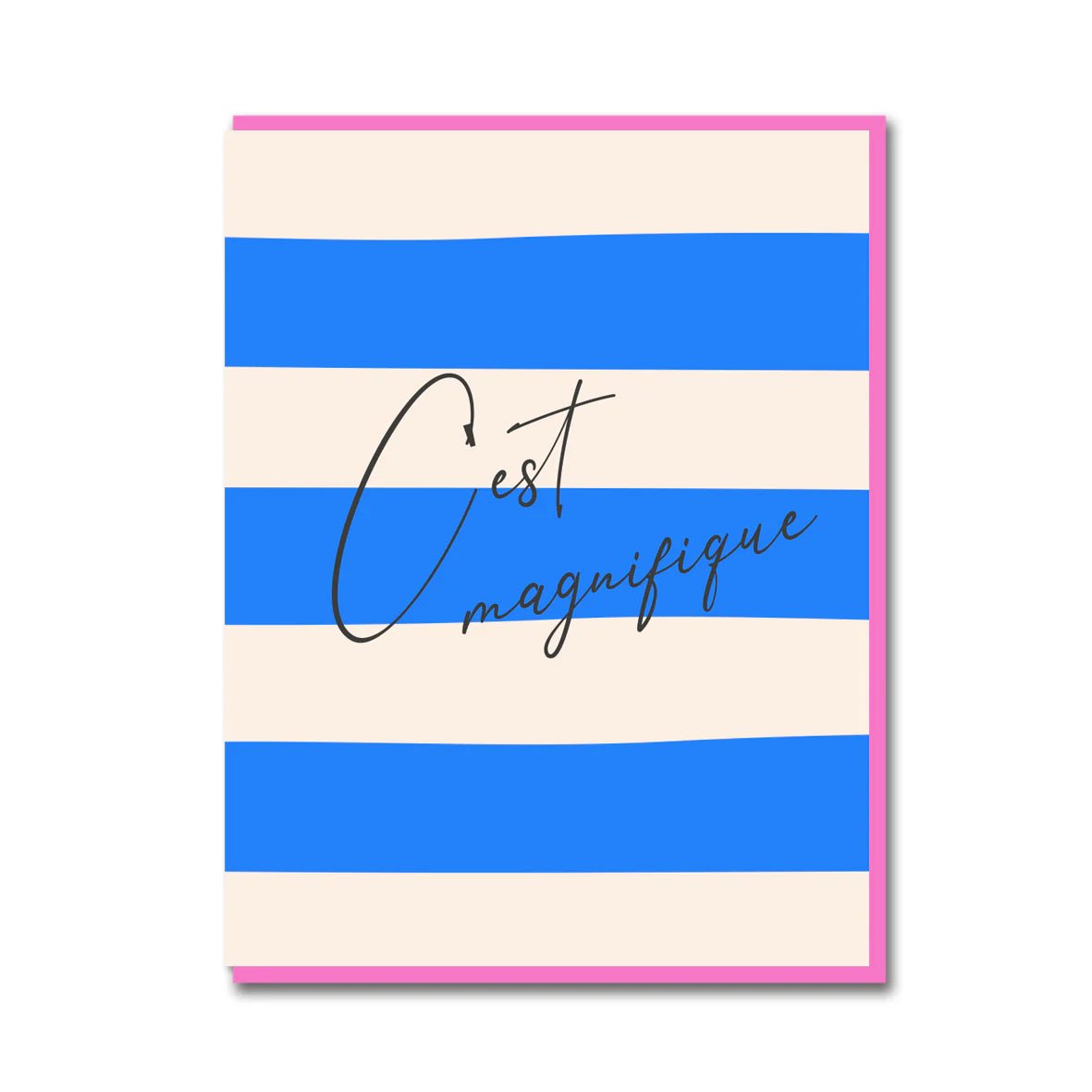C'EST MAGNIFIQUE! | CARD BY 1973 - OTHERLETTERS