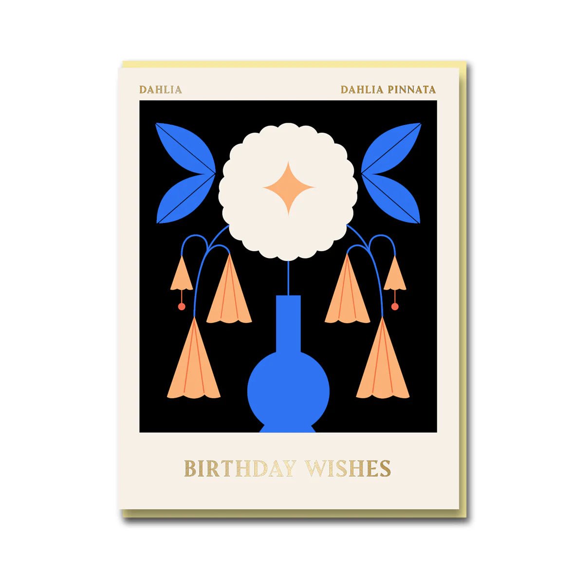 DAHLIA BIRTHDAY WISHES | CARD BY 1973 - OTHERLETTERS