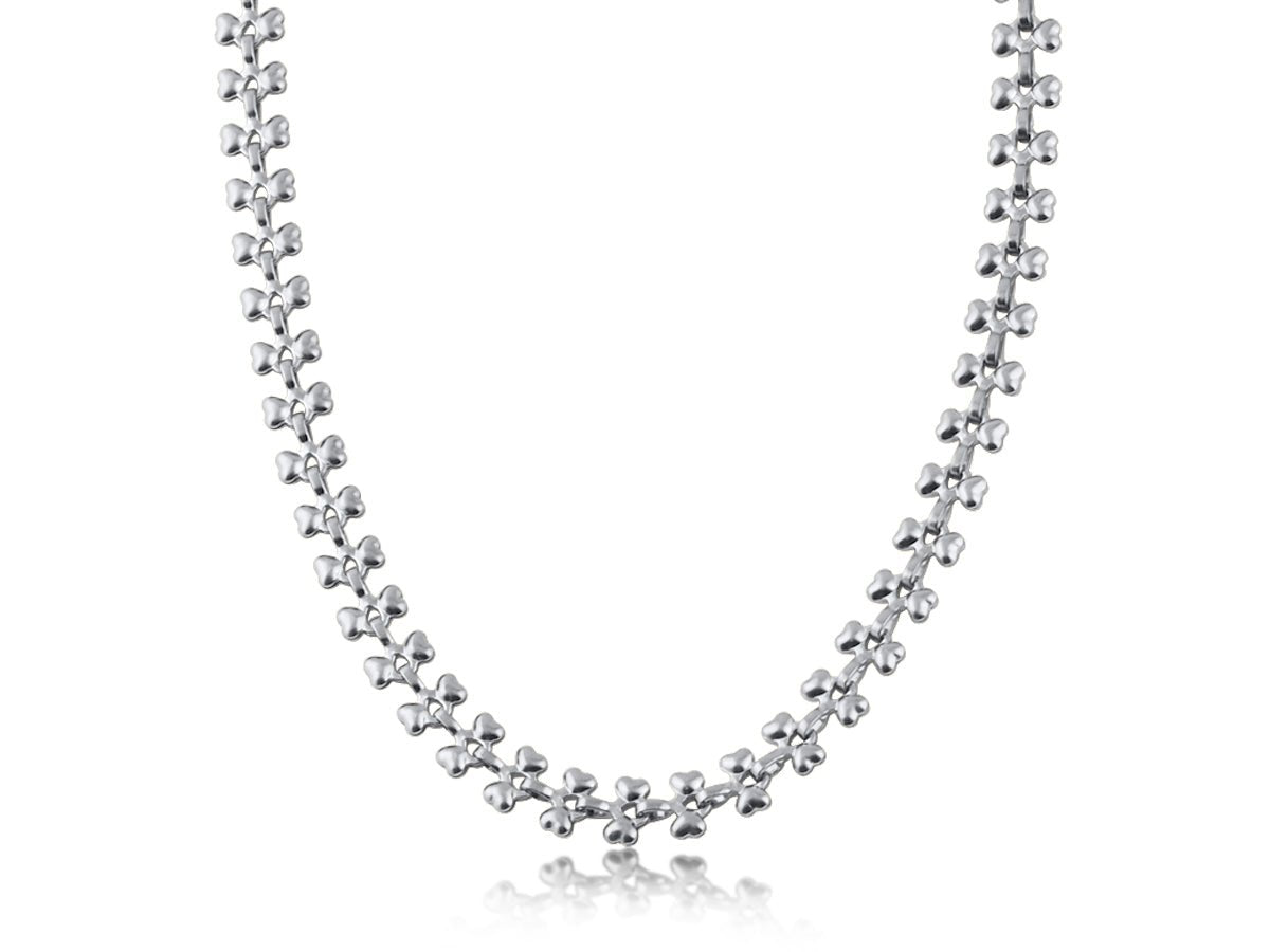 DAPHNE STAINLESS STEEL NECKLACE | SILVER - OTHERLETTERS