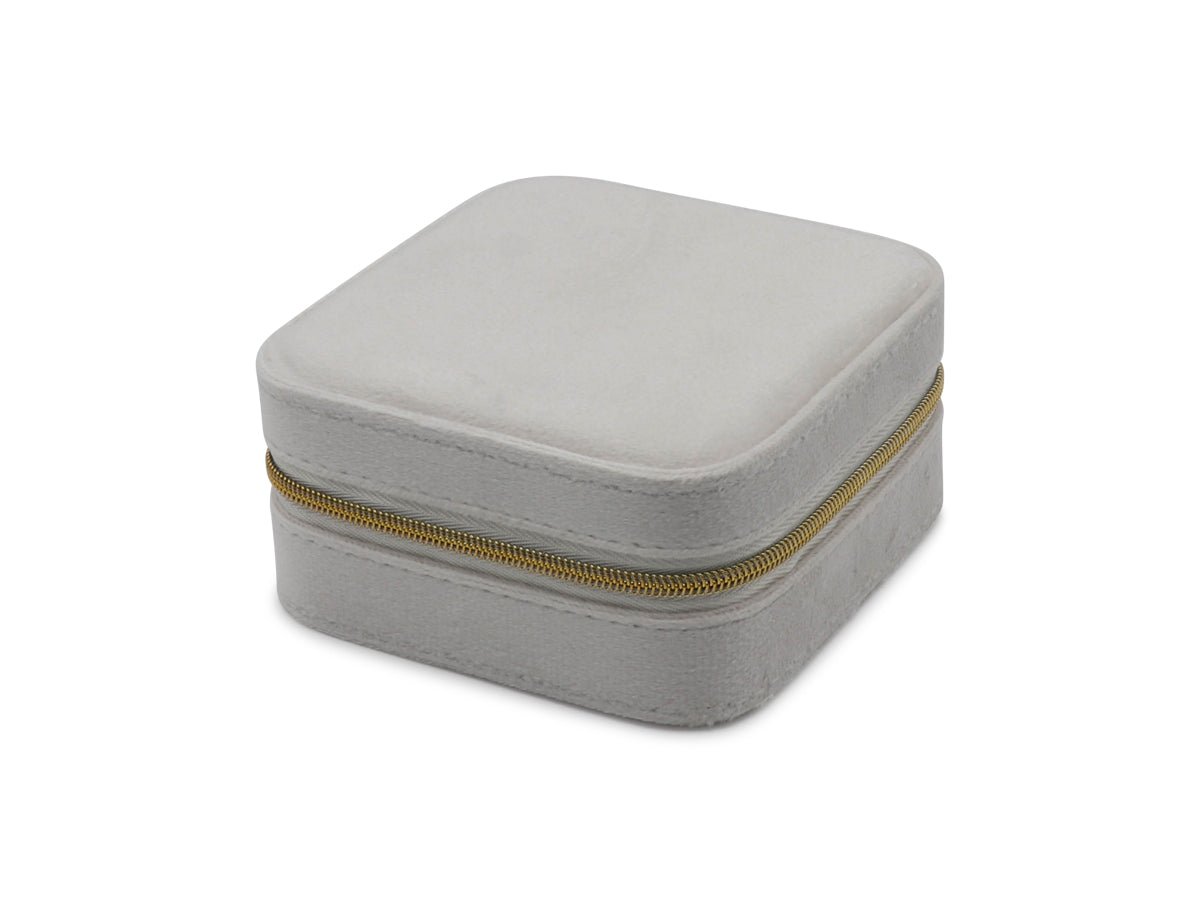 DIANA SQUARE SMALL JEWELLERY BOX | IVORY - OTHERLETTERS
