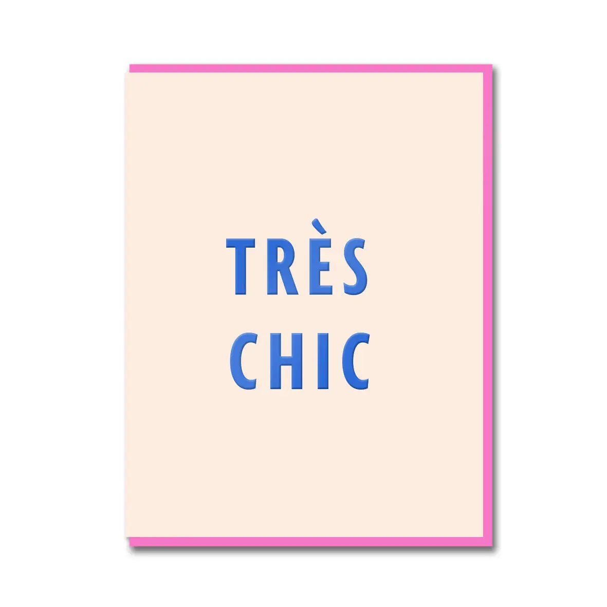 TRES CHIC | CARD BY 1973 - OTHERLETTERS