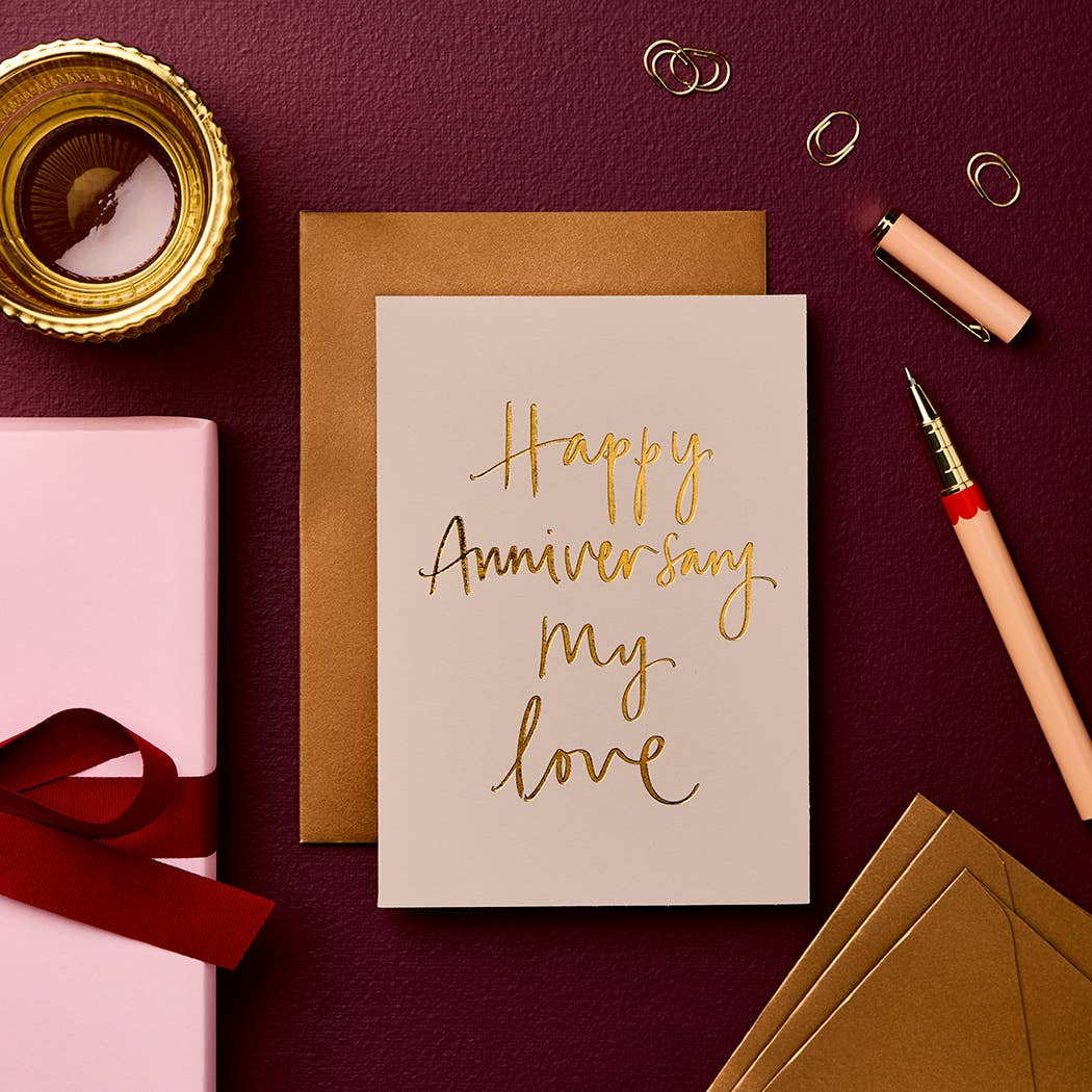 HAPPY ANNIVERSARY MY LOVE (OAT) | CARD BY GABRIELLE & CELINE - OTHERLETTERS