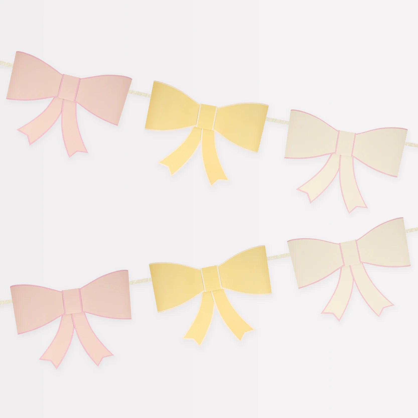 3D PAPER BOW GARLAND - OTHERLETTERS