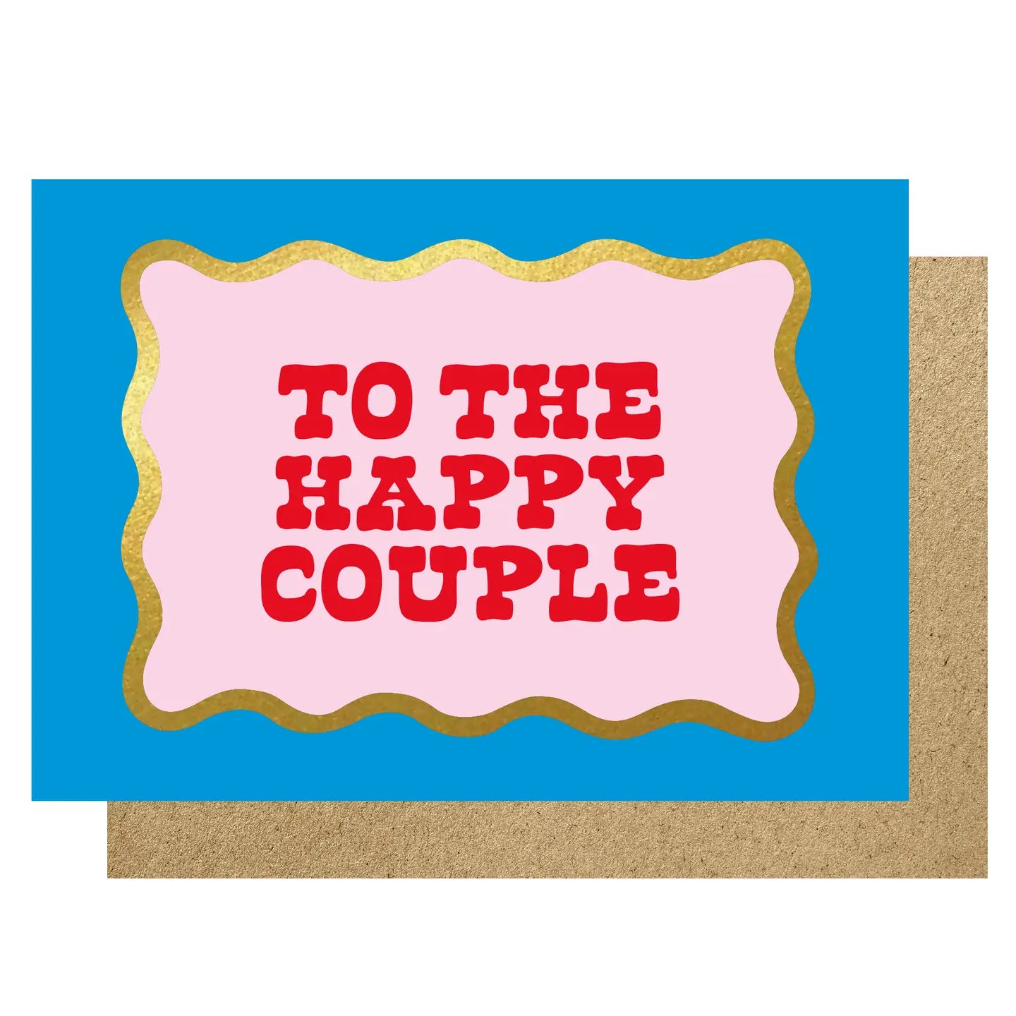 TO THE HAPPY COUPLE SCALLOP | CARD BY LUCKY INK - OTHERLETTERS