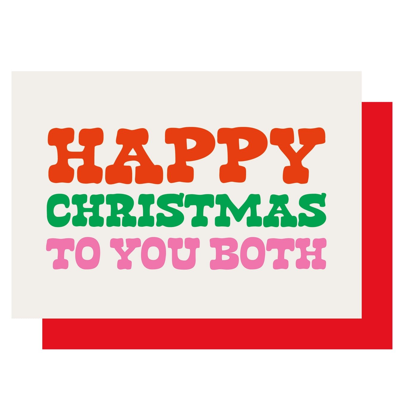 HAPPY CHRISTMAS TO YOU BOTH | CARD BY LUCKY INK - OTHERLETTERS