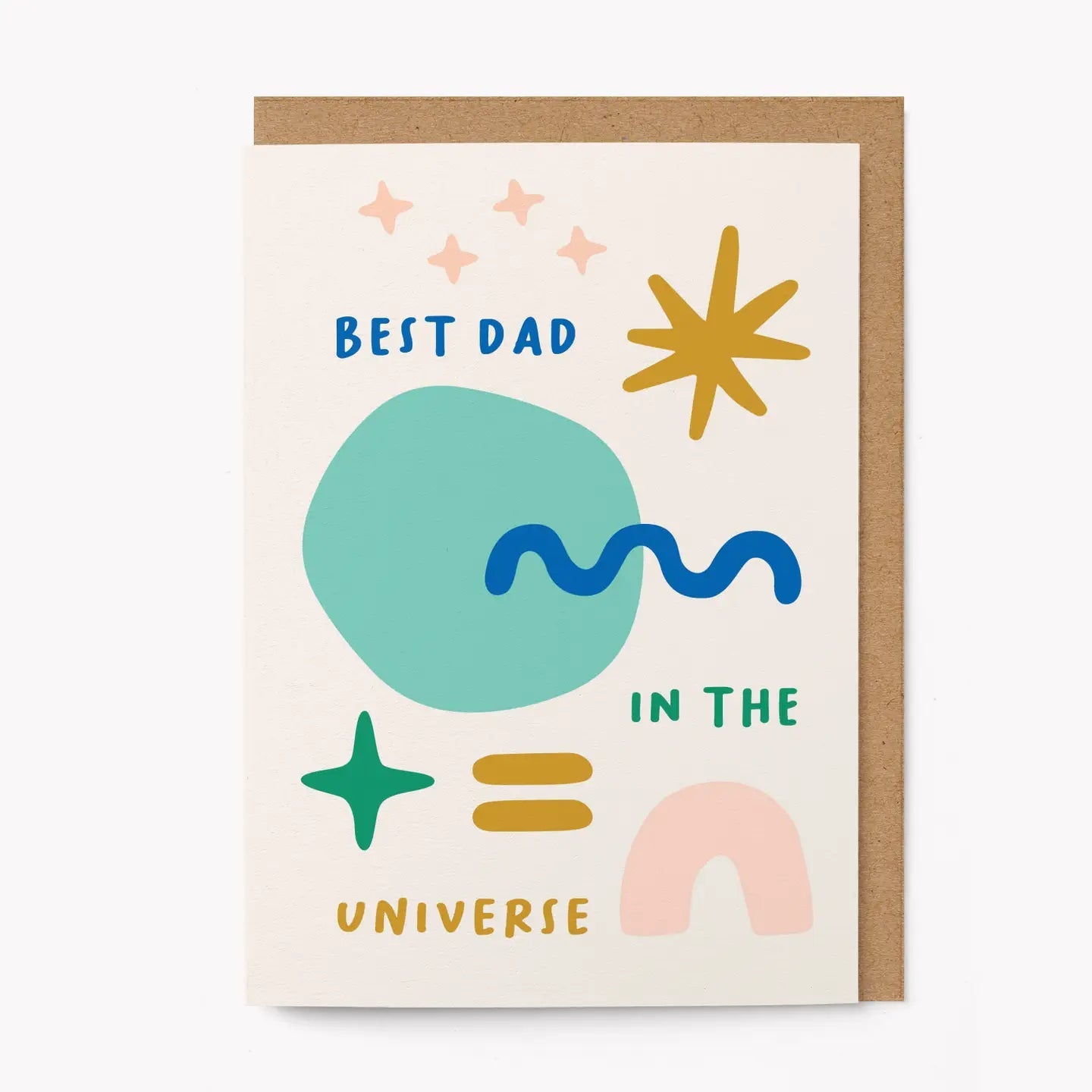 BEST DAD IN THE UNIVERSE | CARD BY GRAPHIC FACTORY - OTHERLETTERS