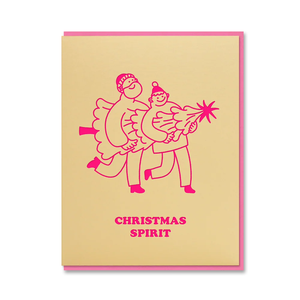 CHRISTMAS TREE SPIRIT | CARD BY 1973