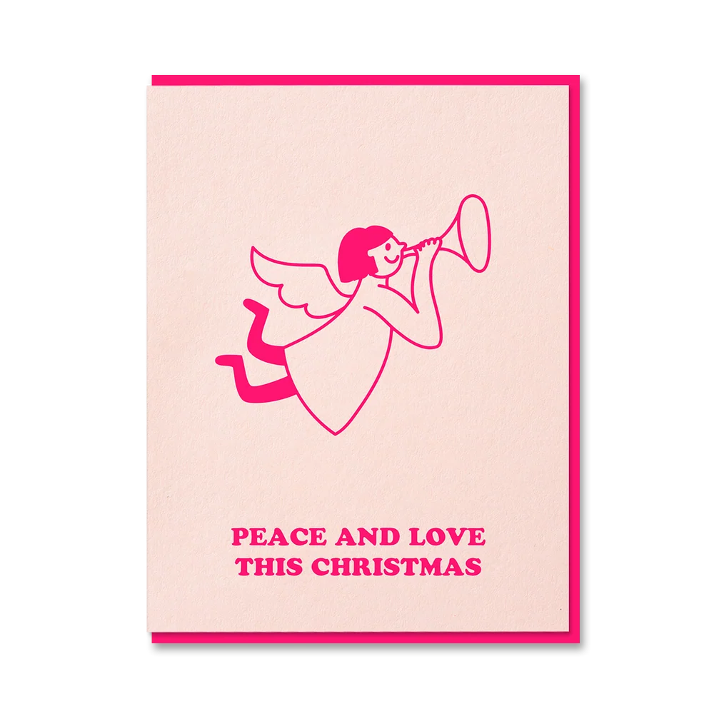 PEACE AND LOVE THIS CHRISTMAS | CARD BY 1973