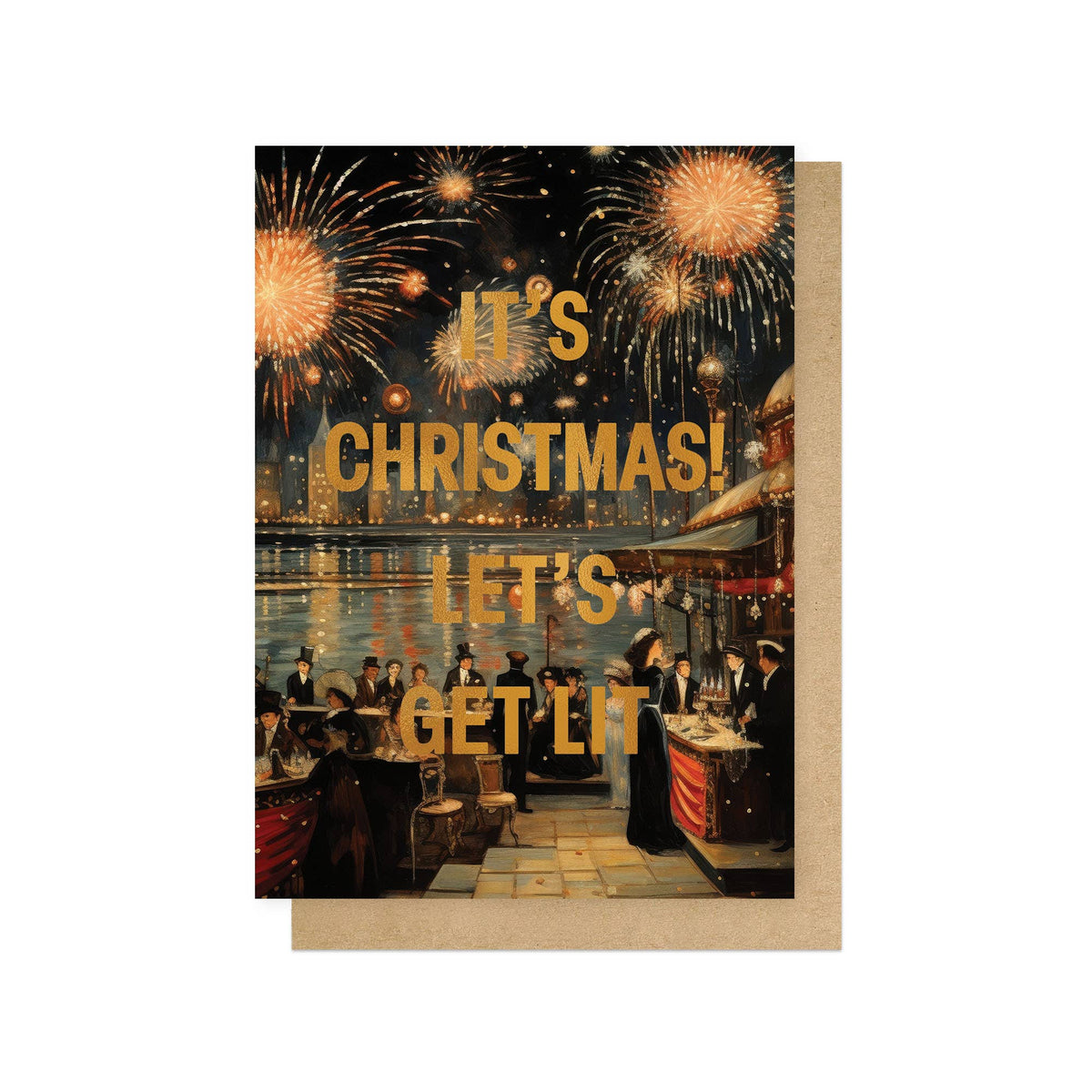 LET'S GET LIT | CARD BY EAST END PRINTS