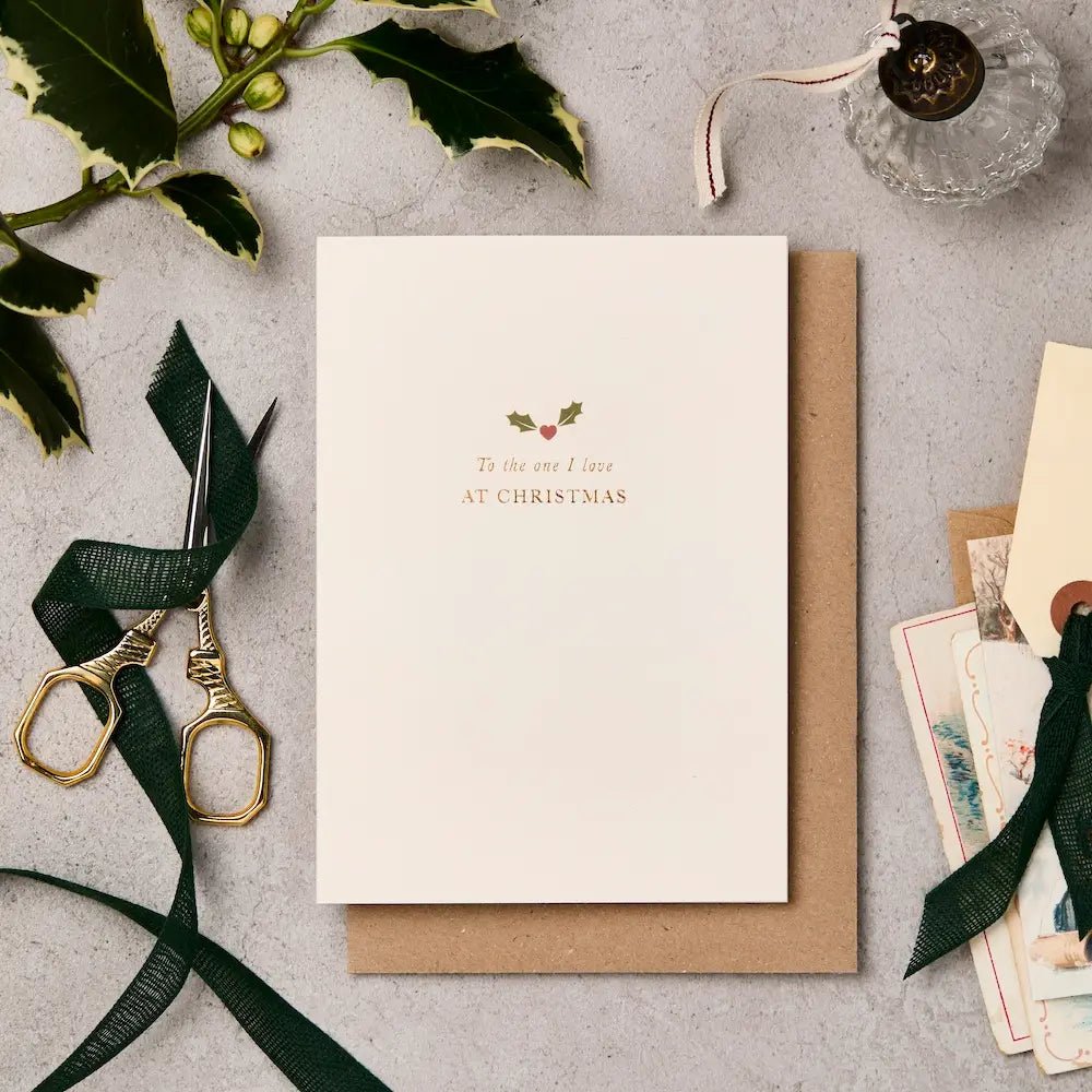 TO THE ONE I LOVE AT CHRISTMAS | CARD BY KATIE LEAMON - OTHERLETTERS