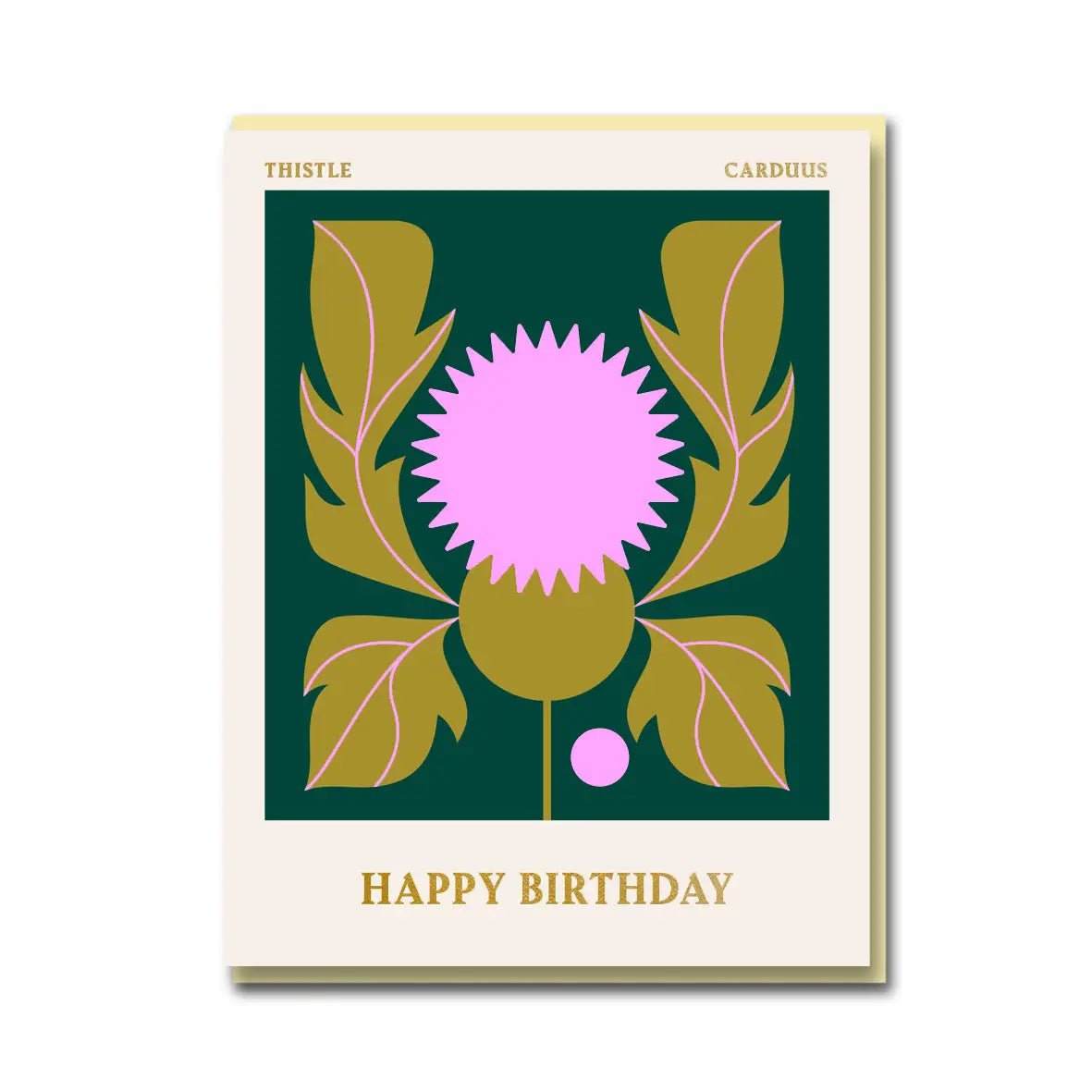 THISTLE HAPPY BIRTHDAY | CARD BY 1973 - OTHERLETTERS