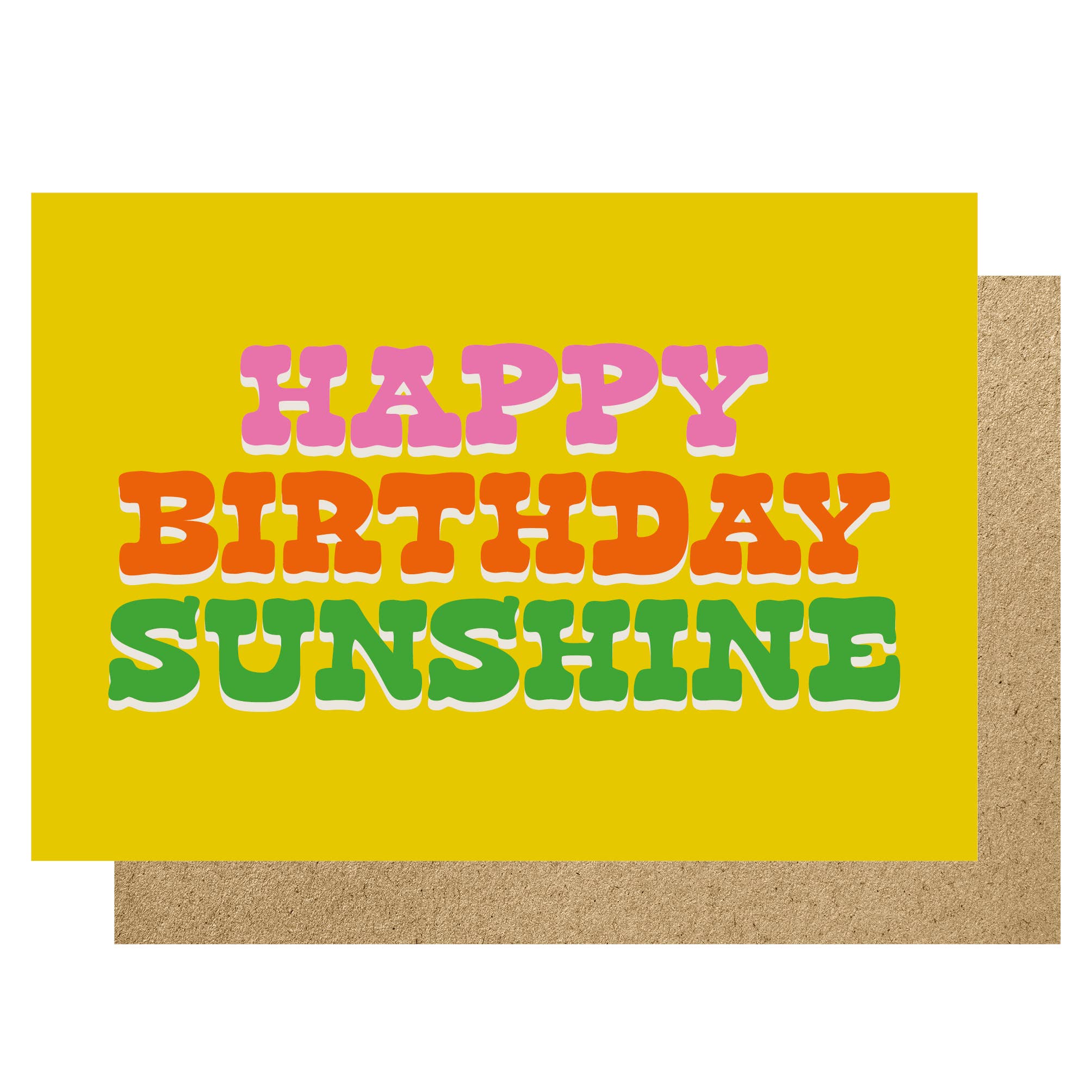HAPPY BIRTHDAY SUNSHINE | CARD BY LUCKY INK