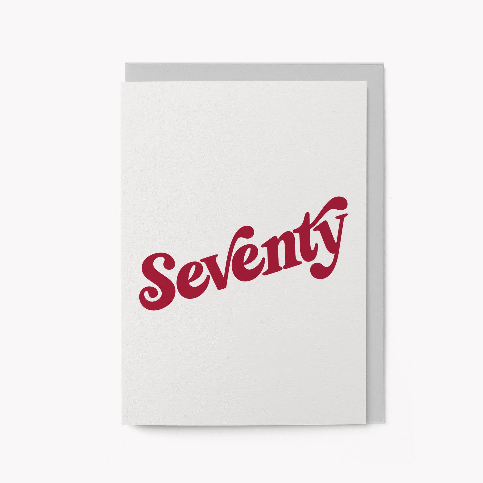 70TH BIRTHDAY | CARD BY GRAPHIC FACTORY - OTHERLETTERS