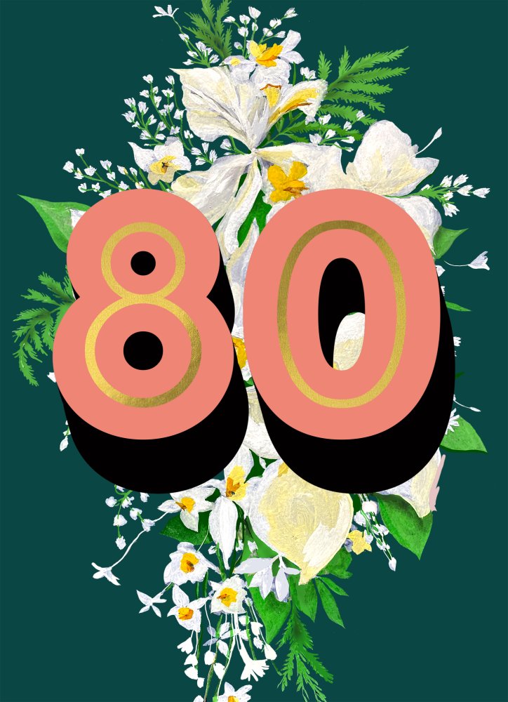 80 FLORAL | CARD BY MAX MADE ME
