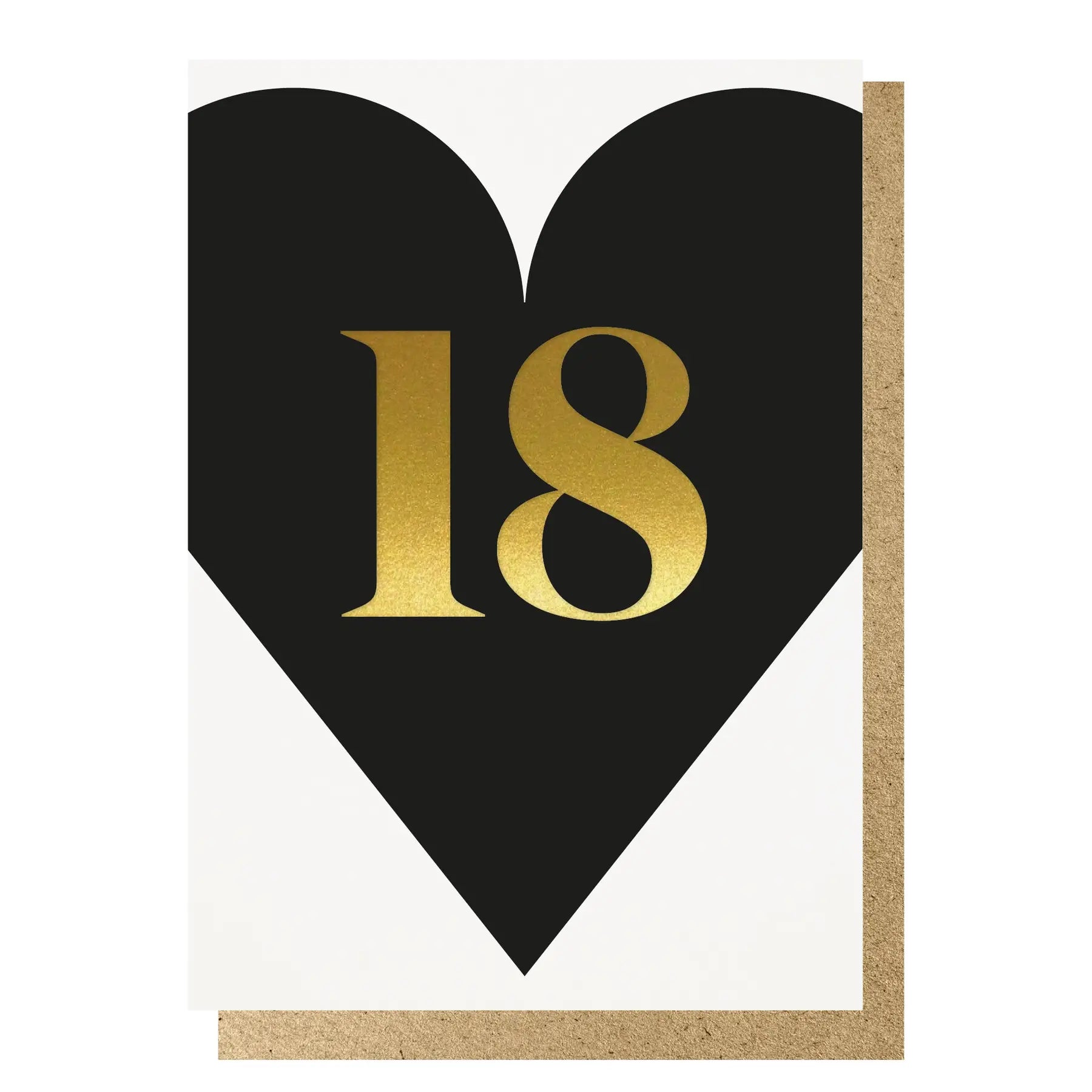 18 BLACK HEART | CARD BY LUCKY INK