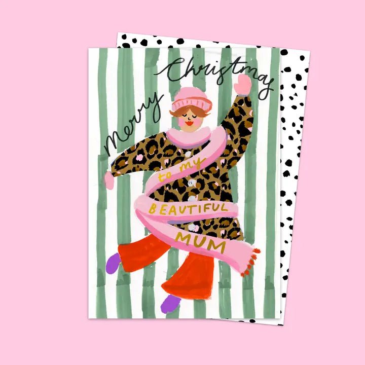 MERRY CHRISTMAS TO MY BEAUTIFUL MUM | CARD BY ELEANOR BOWMER - OTHERLETTERS