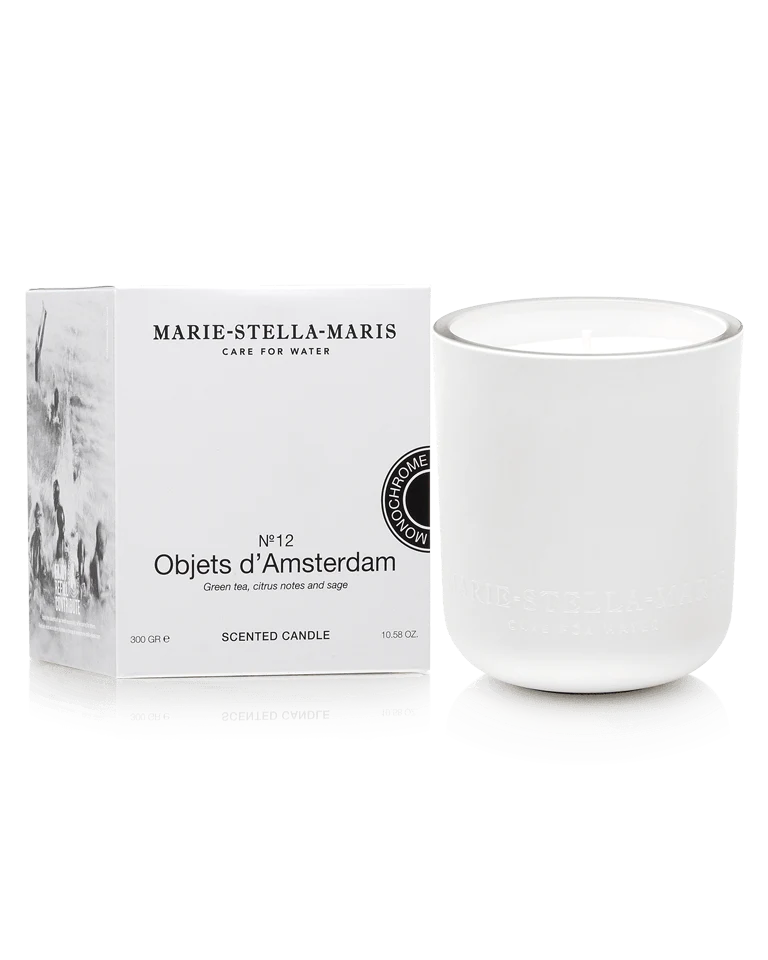 No.12 OBJET D'AMSTERDAM Luxurious Scented Candle (Refillable) 300 gr BY MARIE-STELLA-MARIS