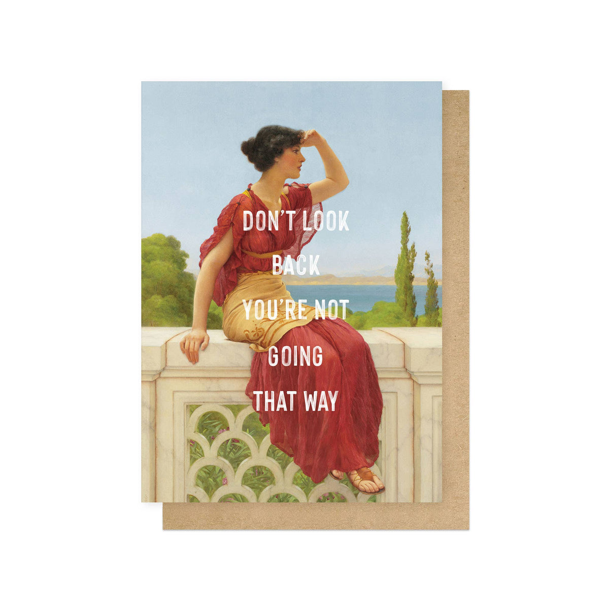 DON'T LOOK BACK | CARD BY EAST END PRINTS