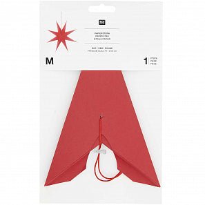 9 POINT PAPER STAR | RED MEDIUM - OTHERLETTERS